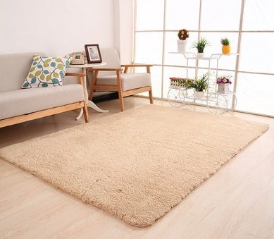 Living Room Rug Area Solid Carpet