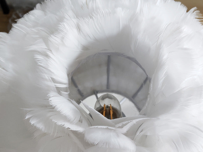 Luxury Feather Table Lamp