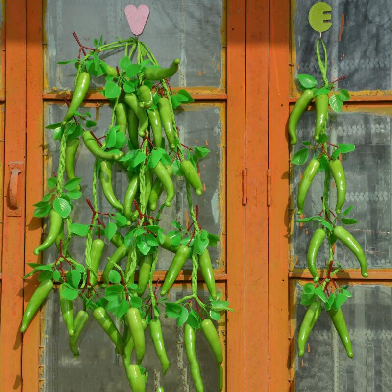 Fake Corn Pepper Garlic String Decorations Simulation Vegetable And Fruit String Crops Farmhouse Hotel Kindergarten