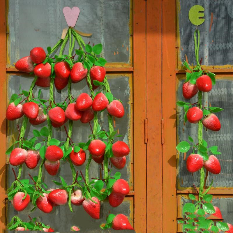 Fake Corn Pepper Garlic String Decorations Simulation Vegetable And Fruit String Crops Farmhouse Hotel Kindergarten