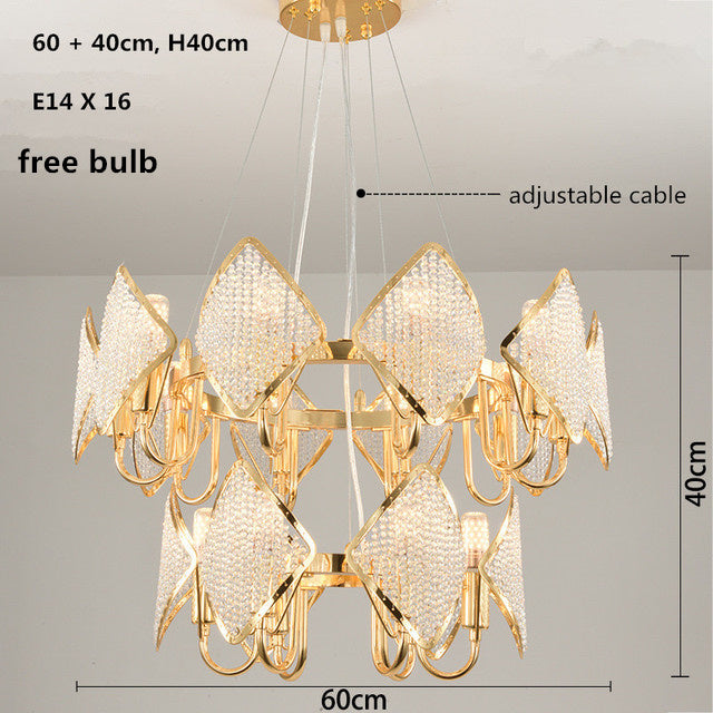 Luxury Living Room Crystal Chandelier