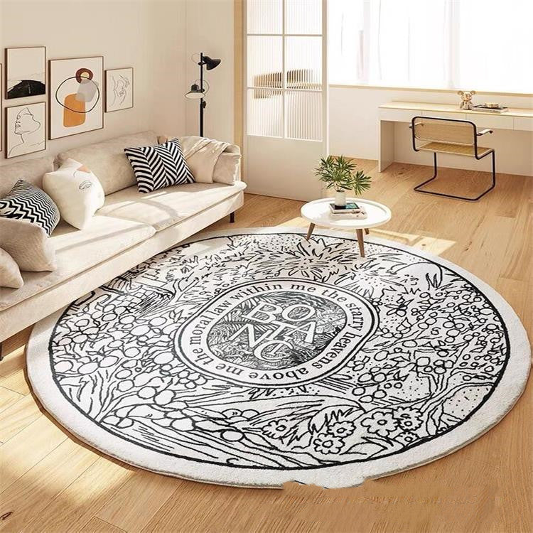 Round Carpet Large Area Rugs