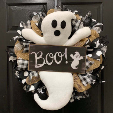 Farmhouse-Ghost  Front Door Indoor Wall Decor