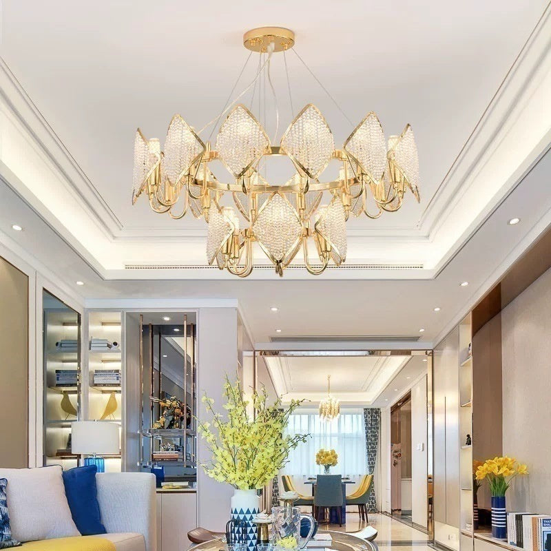 Luxury Living Room Crystal Chandelier