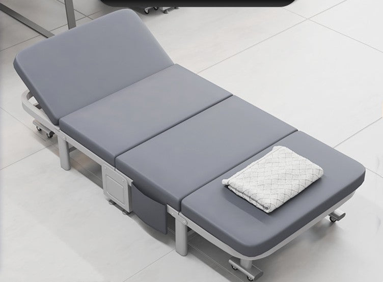 Home Office Four Fold Latex Bed Hospital Escort Bed