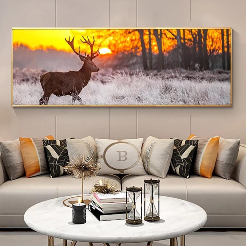 Sunset Landscape Wall Art