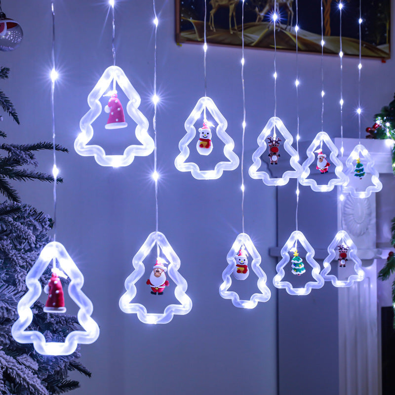 Christmas Curtain Lighting Chain Decoration