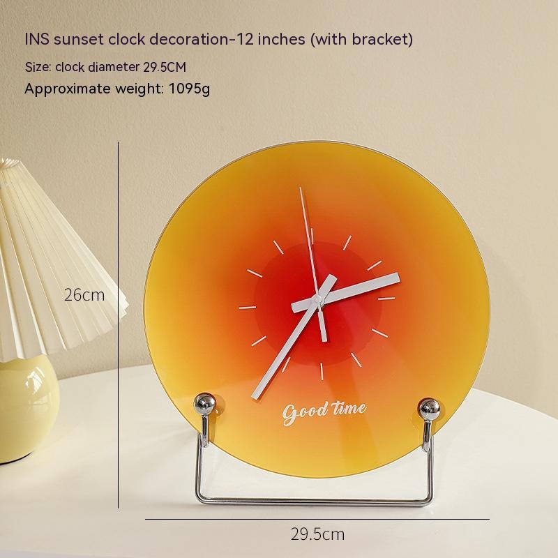 Light Luxury Desk Clock Table Living Room