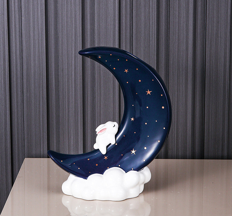 Moon Vase Decoration Living Room