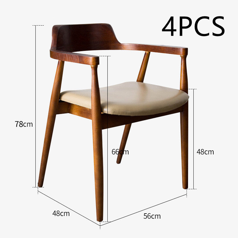 Wood Simple Dining Table And Chairs