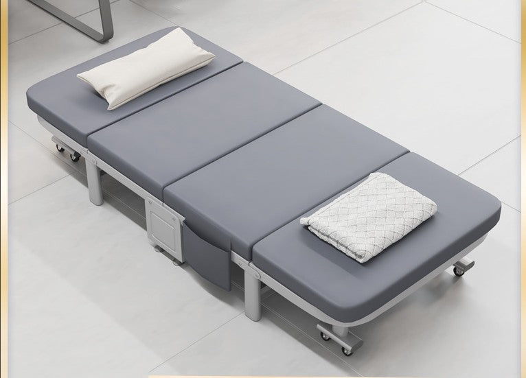 Home Office Four Fold Latex Bed Hospital Escort Bed